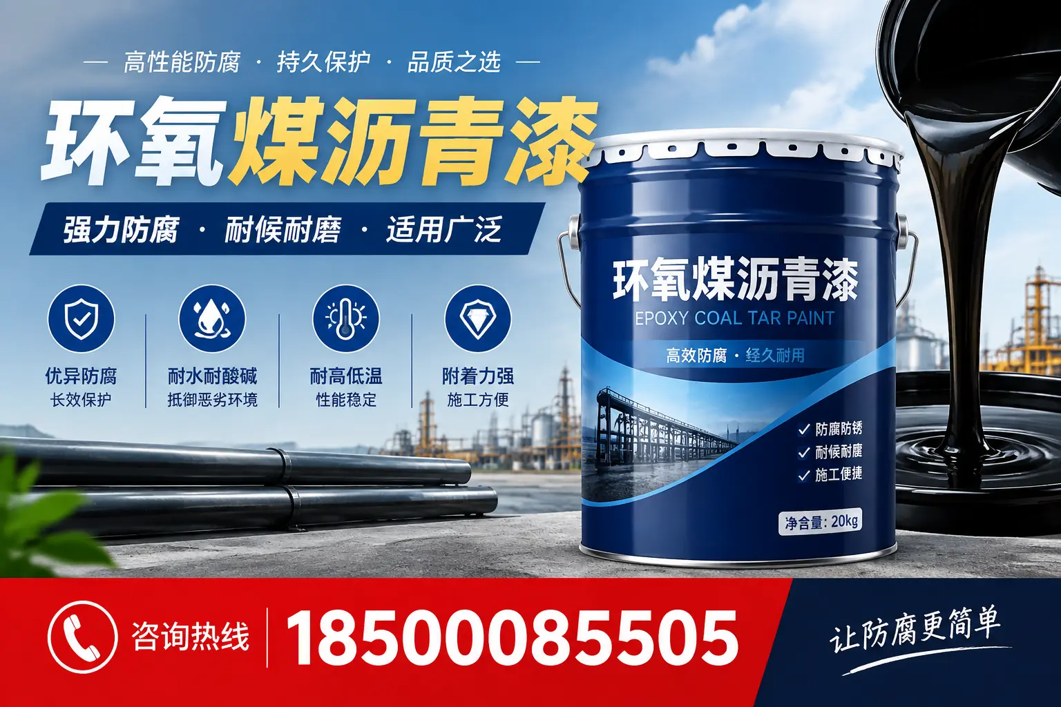 环氧煤沥青漆在不同气候条件下的表现分析，大理适用性